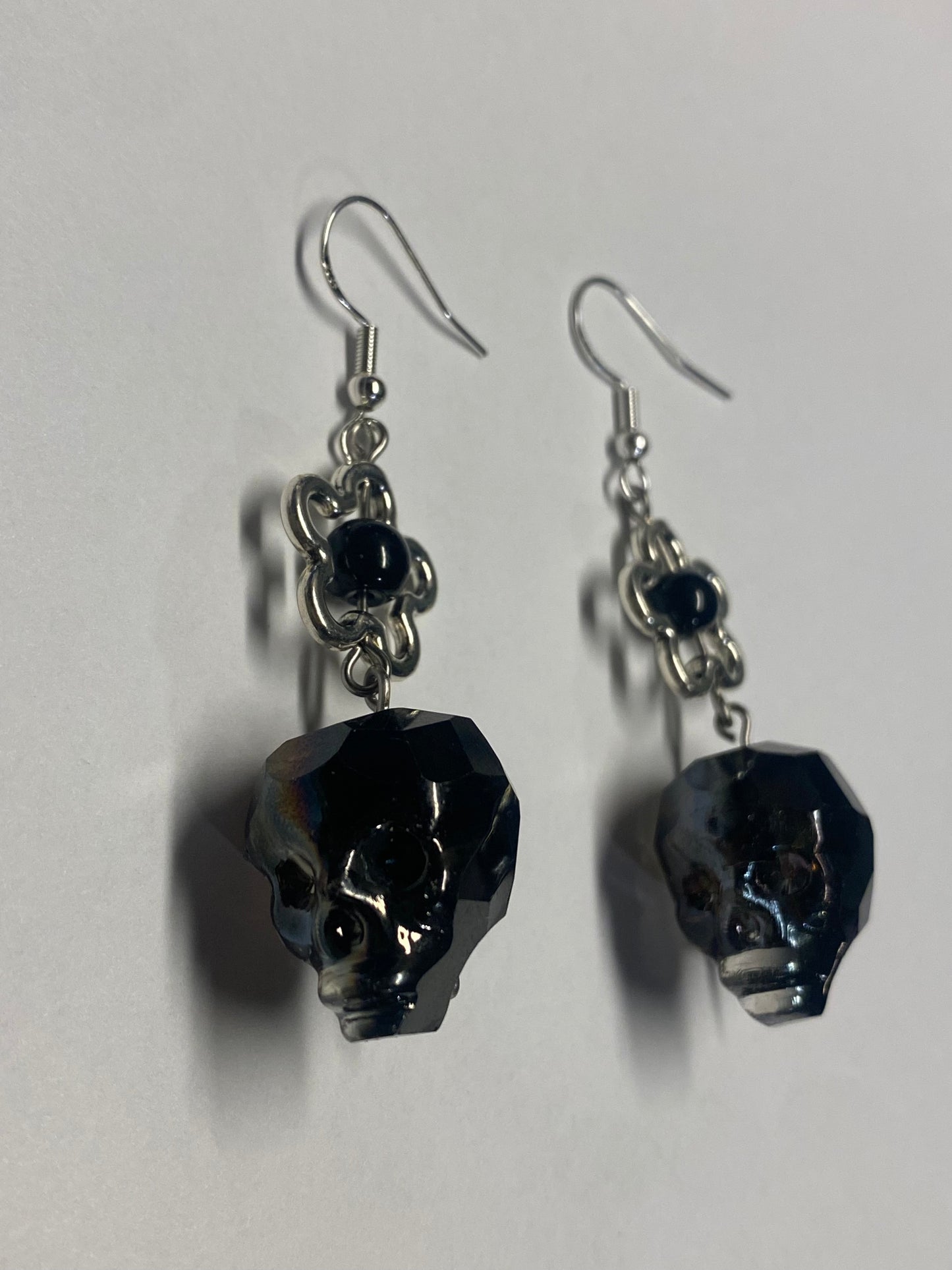 Onyx Death’s Head - Earrings