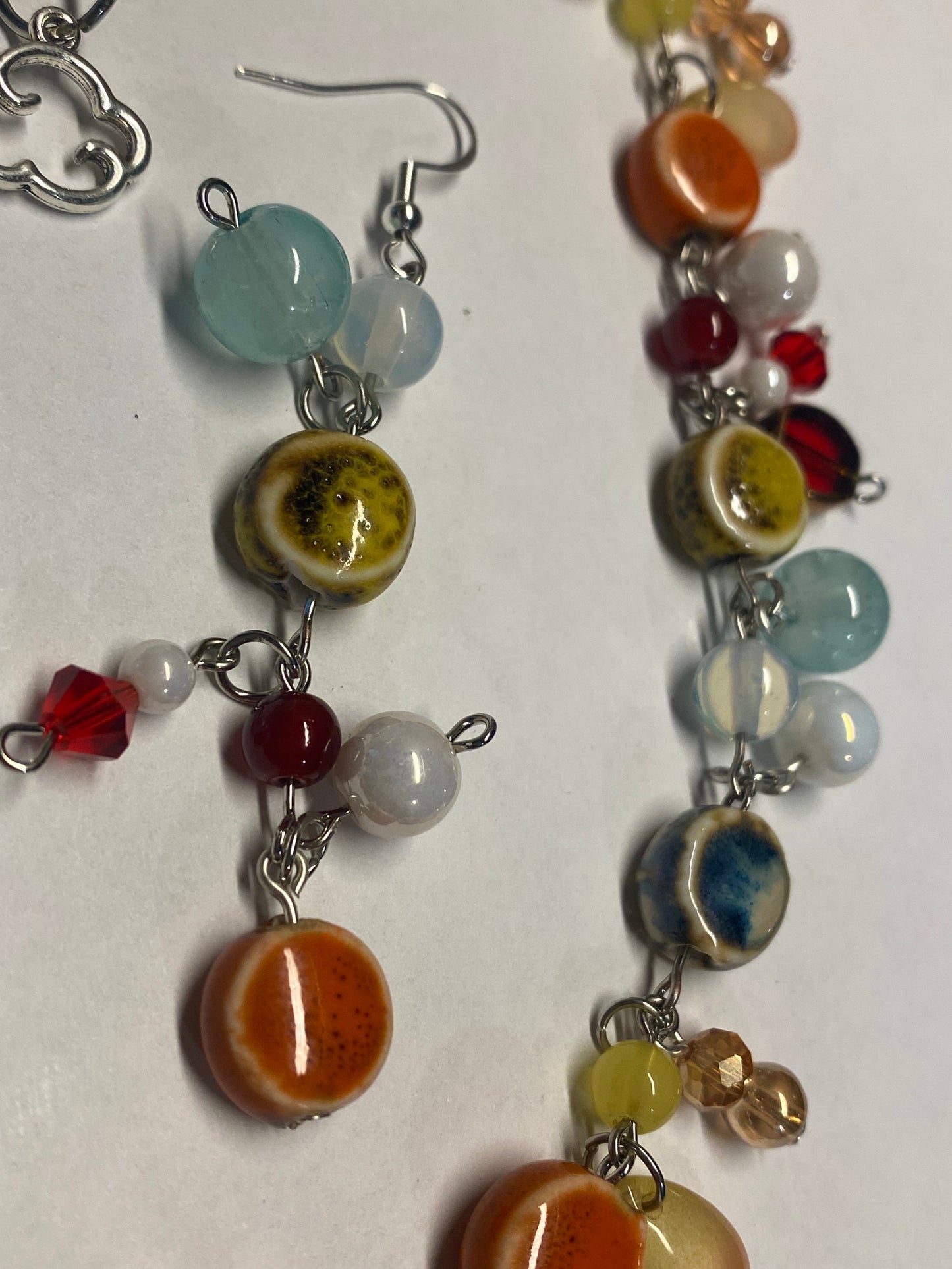 Colourful wonder - Earrings and Necklace